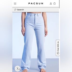medium indigo pacsun dad jeans!